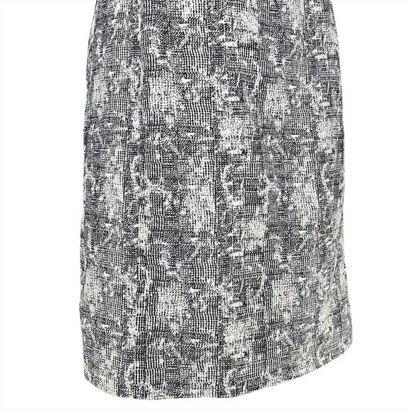 MM LAFLEUR Aditi Sheath Dress in Black & White Crackle Size 6 Career Workwear - Picture 5 of 10